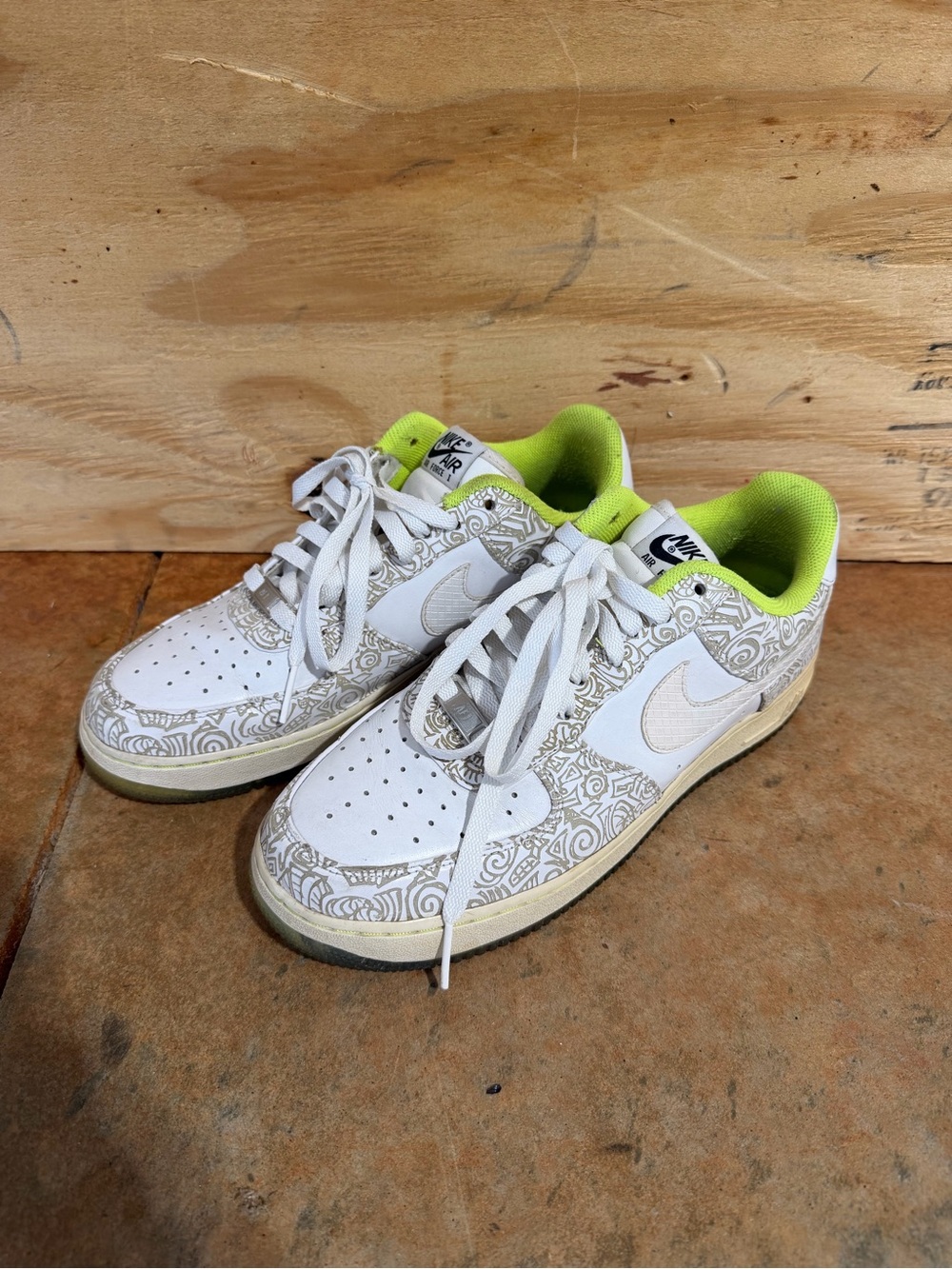 Nike Air Force 1 Doernbecher Colin Couch 2008 White Volt AF1 Men’s Sz 9.5